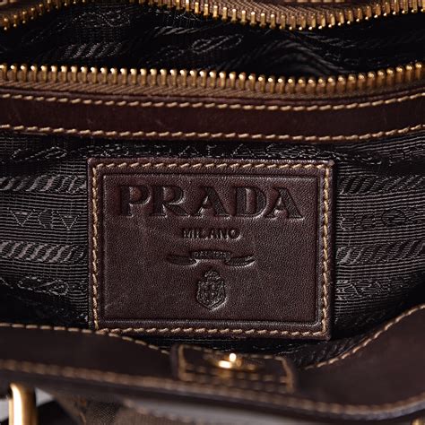 prada logo jacquard